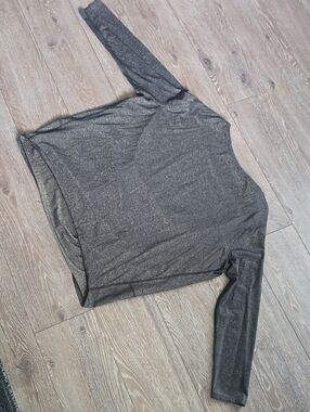 lululemon athletica Metallic Charcoal Long-Sleeve Top